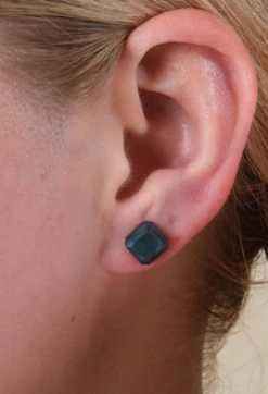 Women's Holographic Emme Earrings -Silicone Jewelry & Accessories QLO.Holographic.EmmeEarrings.Green Hover