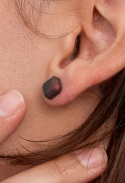 Women's Holographic Emme Earrings -Silicone Jewelry & Accessories QLO.Holographic.EmmeEarrings.Red Hover