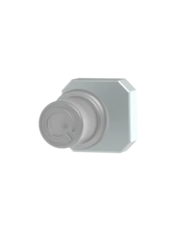 Women's Holographic Emme Earrings -Silicone Jewelry & Accessories QLO.Holographic.EmmeEarrings.White Front