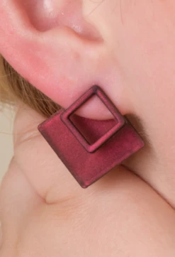 Women's Holographic Sky Earrings -Silicone Jewelry & Accessories QLO.Holographic.SkyEarrings.Red Hover