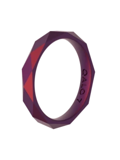 Women's Holographic Geo Stackable Silicone Ring