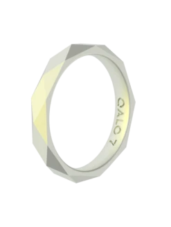 Women's Holographic Geo Stackable Silicone Ring -Silicone Jewelry & Accessories QLO.Holographic.Stackables.Web .PDP .Render.4 1 1