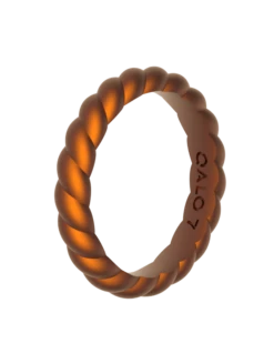 Women's Holographic Twist Stackable Silicone Ring -Silicone Jewelry & Accessories QLO.Holographic.Stackables.Web .PDP .Render.6 1 1