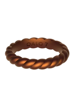 Women's Holographic Twist Stackable Silicone Ring -Silicone Jewelry & Accessories QLO.Holographic.Stackables.Web .PDP .Render.6 2