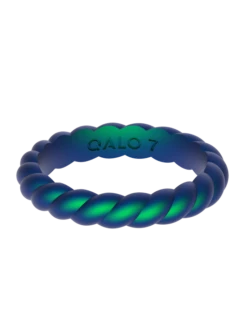 Women's Holographic Twist Stackable Silicone Ring -Silicone Jewelry & Accessories QLO.Holographic.Stackables.Web .PDP .Render.7 2