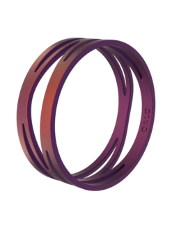 Women's Holographic Zaha Bracelet -Silicone Jewelry & Accessories QLO.Holographic.ZahaBracelet.Red Angle