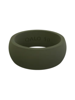 Men's Classic Q2X™ Silicone Ring -Silicone Jewelry & Accessories QLO.Men sClassicQ2X.Sage .Front