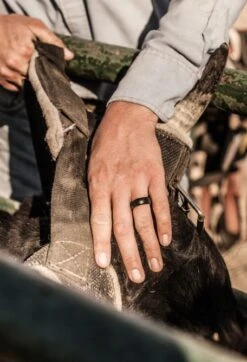 Men's Classic Q2X™ Silicone Ring -Silicone Jewelry & Accessories QLO.Men sClassicQ2X.TrueBlueLifestyle2 1