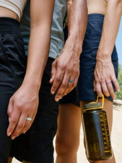 QALO Conscious Men's Modern Ring -Silicone Jewelry & Accessories QLO.Pela .Mens .Modern.SharkSkin.Lifestyle2