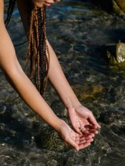 QALO Conscious Women's Modern Ring -Silicone Jewelry & Accessories QLO.Pela .Women sModern.SageGreen.Lifestyle2