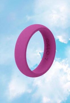 Women's Cloud To Pink Classic Silicone Ring -Silicone Jewelry & Accessories QLO.Solar .Spell .2.16.Web .PDP .Hover .Pink .1