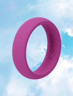 Women's Cloud To Pink Classic Silicone Ring -Silicone Jewelry & Accessories QLO.Solar .Spell .2.16.Web .PDP .Lifestyle.Pink .1