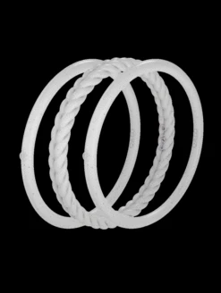 Women's Solar Spell Essential Bangles -Silicone Jewelry & Accessories QLO.Solar .Spell .Functional.Jewelry.Essential.Bangles.Purple.eCom .PDP .1.Smaller