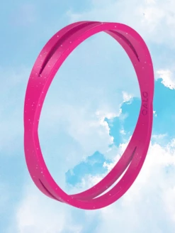 Women's Solar Spell Saturn Bracelet -Silicone Jewelry & Accessories QLO.Solar .Spell .Functional.Jewelry.Saturn.Bracelet.Pink .eCom .PDP .4