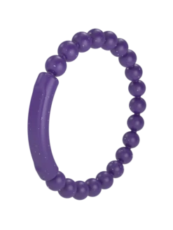 Women's Solar Spell Tranquil Bracelet -Silicone Jewelry & Accessories QLO.Solar .Spell .Functional.Jewelry.Tranquil.Bracelet.Purple.eCom .PDP .1