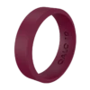 Heartfelt Modern Ring -Silicone Jewelry & Accessories QLO.VDay .2024.Modern.Ring .Burgundy.Women Angle