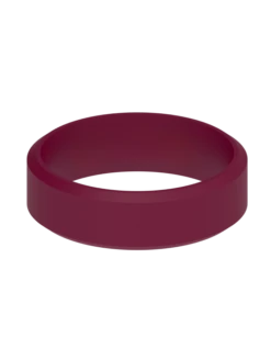 Heartfelt Modern Ring -Silicone Jewelry & Accessories QLO.VDay .2024.Modern.Ring .Burgundy.Women CMZ