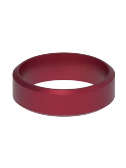 Heartfelt Modern Ring -Silicone Jewelry & Accessories QLO.VDay .2024.Modern.Ring .Metallic.Red .Women CMZ