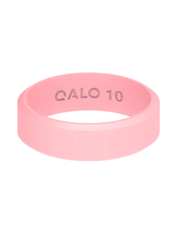 Heartfelt Modern Ring -Silicone Jewelry & Accessories QLO.VDay .2024.Modern.Ring .Pink .Women Front