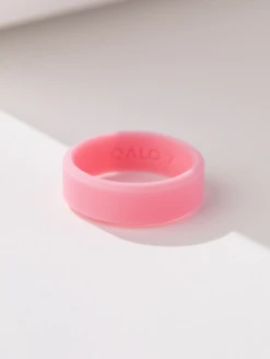 Heartfelt Modern Ring -Silicone Jewelry & Accessories QLO.VDay .2024.Modern.Ring .Pink .Women Lifestyle 02