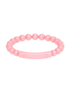 Heartfelt Tranquil Bracelet -Silicone Jewelry & Accessories QLO.VDay .2024.Tranquill.Pink .Bracelet.Women .Customizable.1