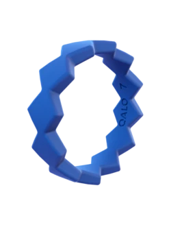 Women's Bolt Silicone Ring -Silicone Jewelry & Accessories QLO.Women sBolt.BrightBlue.Vertical