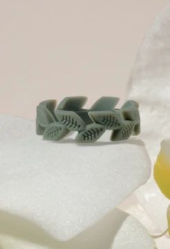 Women's Vine Silicone Ring -Silicone Jewelry & Accessories QLO.WomensVine.Sage .Hover