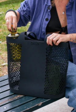 Zephyr Silicone Tote -Silicone Jewelry & Accessories QLO.ZephyrTote.Black Hover