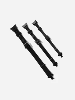 Charcoal QALO Leash & Collar Set -Silicone Jewelry & Accessories QLO Collar AllSizes Black fda979be 5290 4f93 b757 2bc33d37e4f4