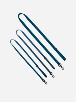 QALO Dog Leash -Silicone Jewelry & Accessories QLO Leash AllLengths Navy