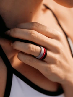 Women's Stackable Smooth Silicone Ring - Pearl -Silicone Jewelry & Accessories Smooth.Lifestyle1 8eae3a65 f1c0 4604 8ab6 2f0350bdad4e