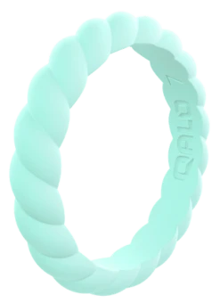 Women's Stackable Twist Silicone Ring