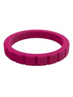 Women's Stackable Step Silicone Ring -Silicone Jewelry & Accessories Step.PinkDash.Front b23d6795 57f5 4542 bf5c db0387dc1fda