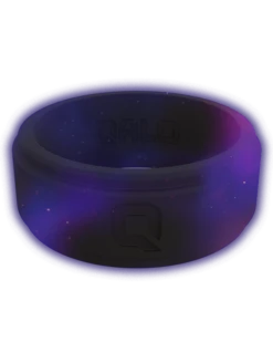 Men's Aqua Galaxy Glow Silicone Ring -Silicone Jewelry & Accessories StepEdge.GalaxyGlowViolet.Front 9684e42e f8e9 459a 87b4 cff3985c3063