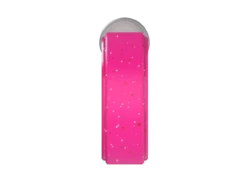 Step Solar Spell Earrings -Silicone Jewelry & Accessories Step Earring Pink Front.On