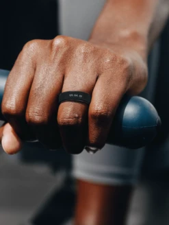 Women's Strata Silicone Ring -Silicone Jewelry & Accessories Strata.Narrow.Lifestyle2