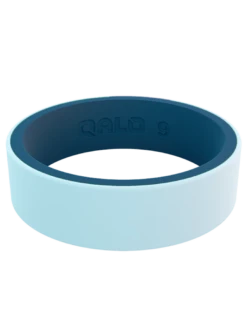 Women's Strata Silicone Ring -Silicone Jewelry & Accessories Strata.Narrow.SparkofBlue.Front 8c4e3a48 939d 4465 871e 3856c89c02c9