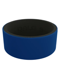 Men's Strata Silicone Ring -Silicone Jewelry & Accessories Strata.Wide .BlueBlack.Front 8c0f9cff b666 43a8 a81c d95ad0217a88