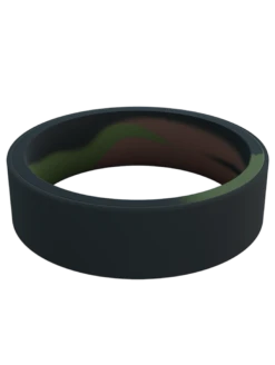 Women's Switch Reversible Silicone Ring - Red White And Blue Marble -Silicone Jewelry & Accessories Switch.BlackCamo.Front 7d52e7f3 e8a0 4429 9e57 c97452081daf