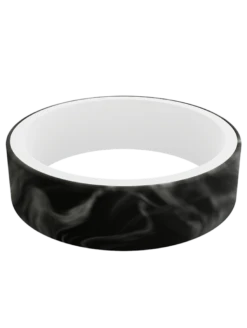 Women's Switch Reversible Silicone Ring -Silicone Jewelry & Accessories Switch.WhiteBlackMarble.Front