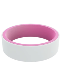 Women's Switch Reversible Silicone Ring -Silicone Jewelry & Accessories Switch.WhitePinkDash.Front 4d63b031 349f 4cf0 9b00 4d2a7997c0b9