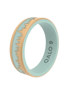 Women's Eva Shockey Woodland Strata Ring -Silicone Jewelry & Accessories Women sEvaShockeyGold.DesertSageWoodlandStrataRing