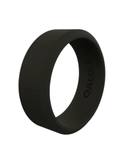 Modern Black Silicone Ring