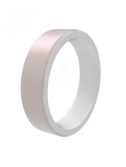 Women's Holographic Switch Reversible Silicone Ring