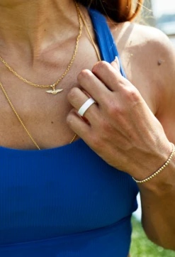 Women's Holographic Switch Reversible Silicone Ring -Silicone Jewelry & Accessories Womens Switch Holographic OpalWhite HOVER