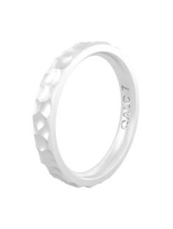 Women's Metallic Forged Stackable Silicone Ring -Silicone Jewelry & Accessories Womens.Classic.Metallic.Pearl .Angle 5d94b600 b187 49c0 8473 79f75370ef9a