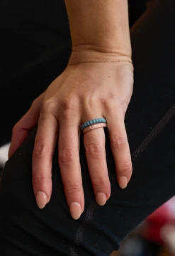 Women's Metallic Forged Stackable Silicone Ring -Silicone Jewelry & Accessories Womens.Classic.Metallic.Silver.Hover c26bccc3 6b67 42eb 9d2d 2bc8ba66174b