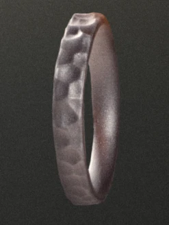 Women's Metallic Forged Stackable Silicone Ring -Silicone Jewelry & Accessories Womens.Classic.Metallic.Silver.Lifestyle.2 46989cfa 34e6 4996 864d 6e56ba9371ef