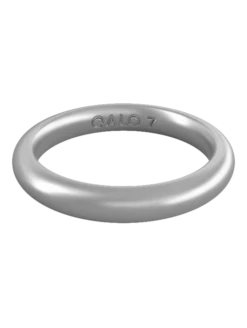 Women's Metallic Classic Stackable Silicone Ring -Silicone Jewelry & Accessories Womens.ClassicStack.Metallic.Silver.Front