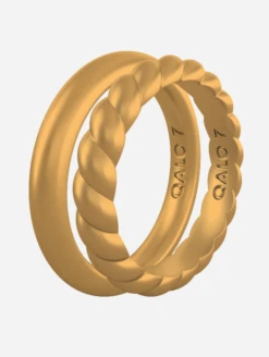 Women's Gold Double Stack